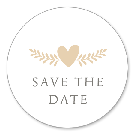 Save the Date - Hartje met takje